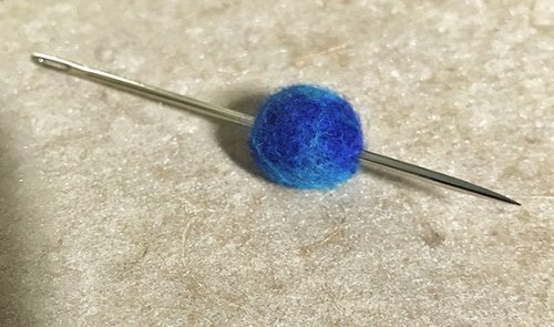 Nancy Chase's French Blues Necklace - , Contemporary Wire Jewelry, Loops, Wire Loop, Wrapped Wire Loop, make a hole in the bead